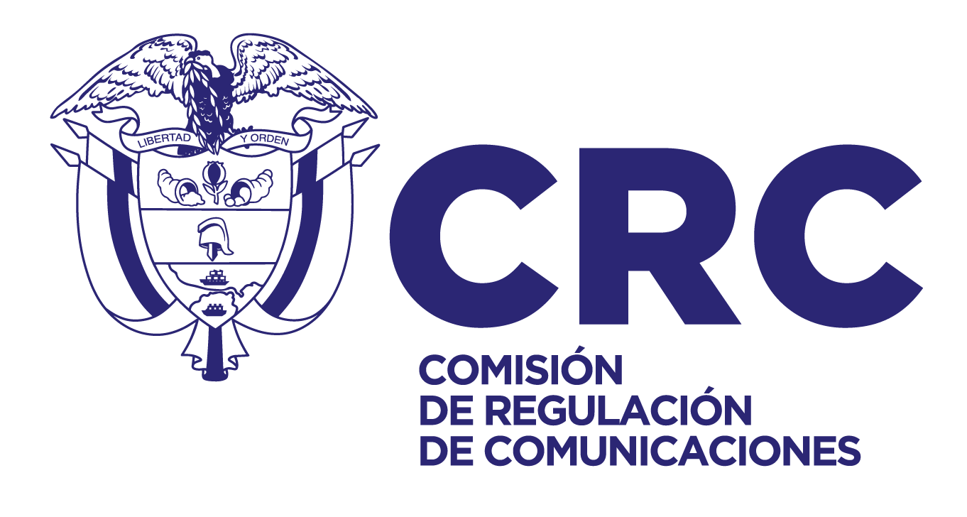 Logo CRC Logo Comisión de Regulación de Comunicaciones, República de Colombia